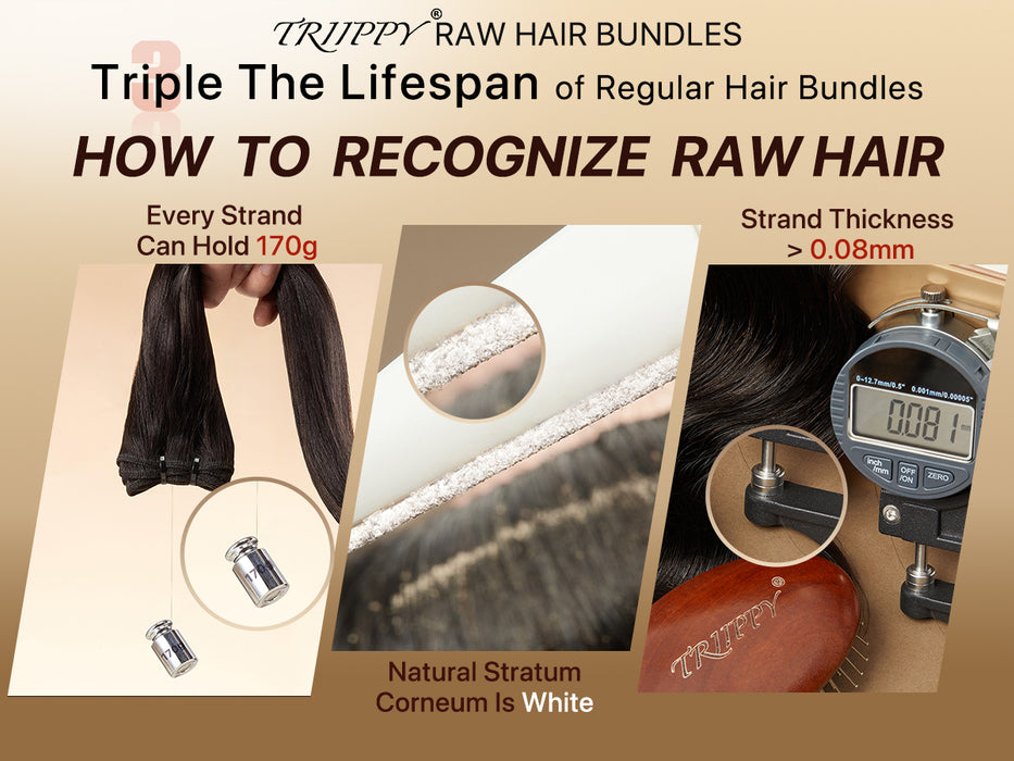 Raw hair bundles body wave