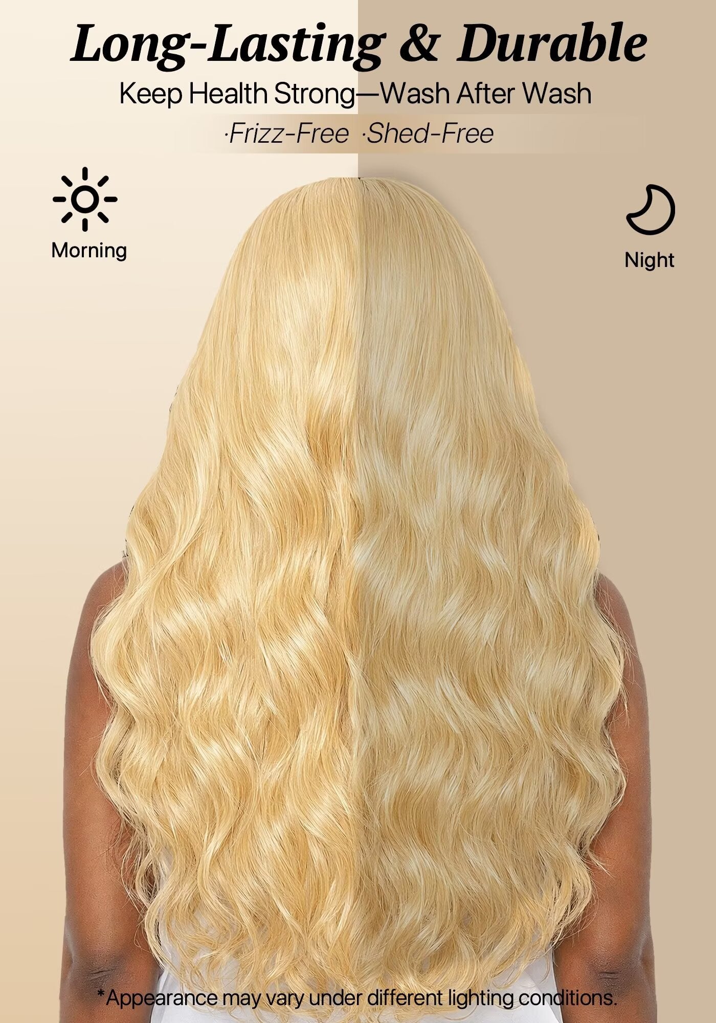 TRIIPPY Natural Honey Blonde Bundles Human Hair,100% Vietnamese Raw Human Hair Natural Body Wave,613 Sew in Weave Single Bundle,5X Lifespan Over Regular 613 Hair,No.1 Raw Hair Brand On Amazon